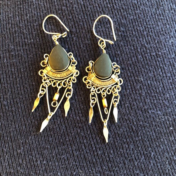 Jewelry - Asian motif - 1 necklace - 3 pairs of earrings - silver - bundled - Picture 4 of 6